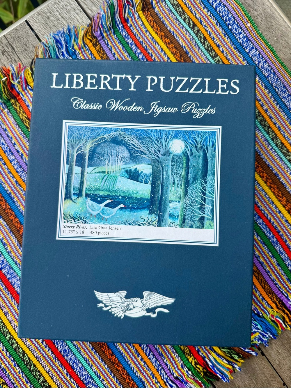 Liberty Classic Wooden Jigsaw Puzzle - Starry River 480 pieces. New.
